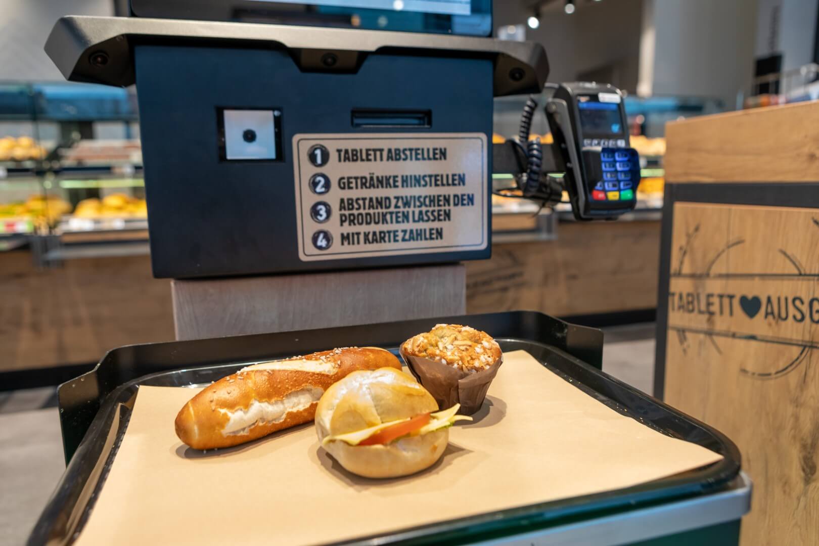 AI Self-checkout Kiosk bij Back-Factory in Bremen